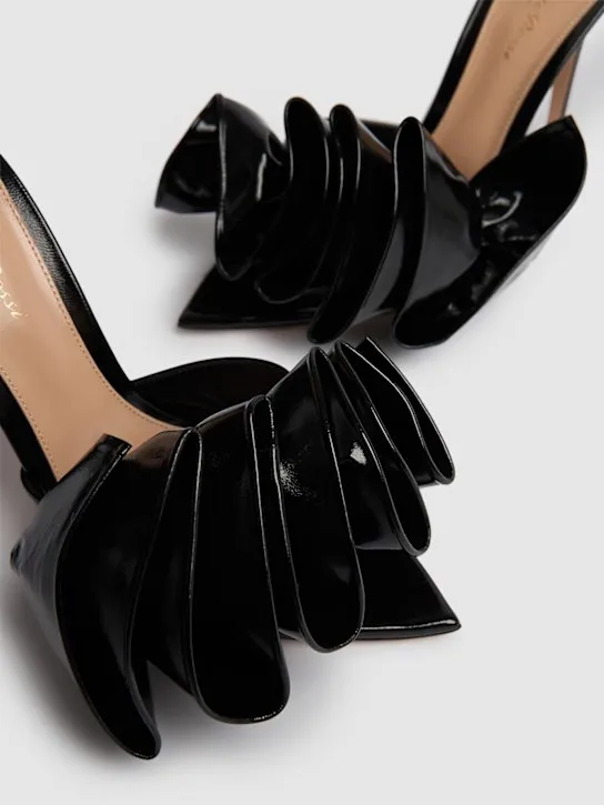 Gianvito Rossi   105mm Gabrielle patent leather mules 
