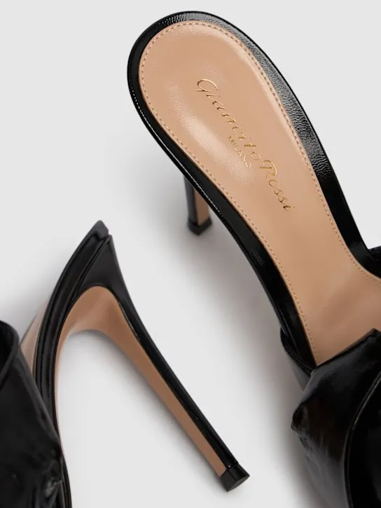 Gianvito Rossi   105mm Gabrielle patent leather mules 