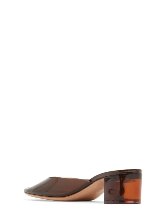Gianvito Rossi   45mm Plexi mules 