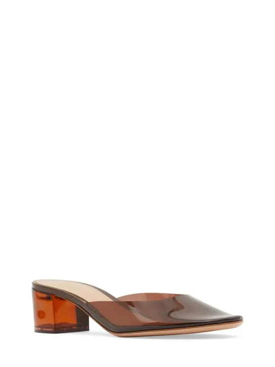 Gianvito Rossi   45mm Plexi mules 