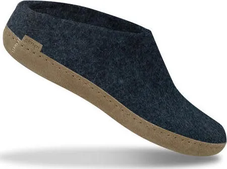 Glerups Unisex Slip-on With Leather Sole Denim | Buy Glerups Unisex Slip-on With Leather Sole Denim here | Outnorth