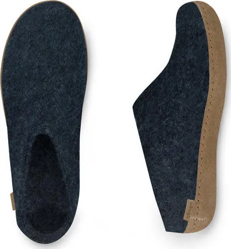 Glerups Unisex Slip-on With Leather Sole Denim | Buy Glerups Unisex Slip-on With Leather Sole Denim here | Outnorth