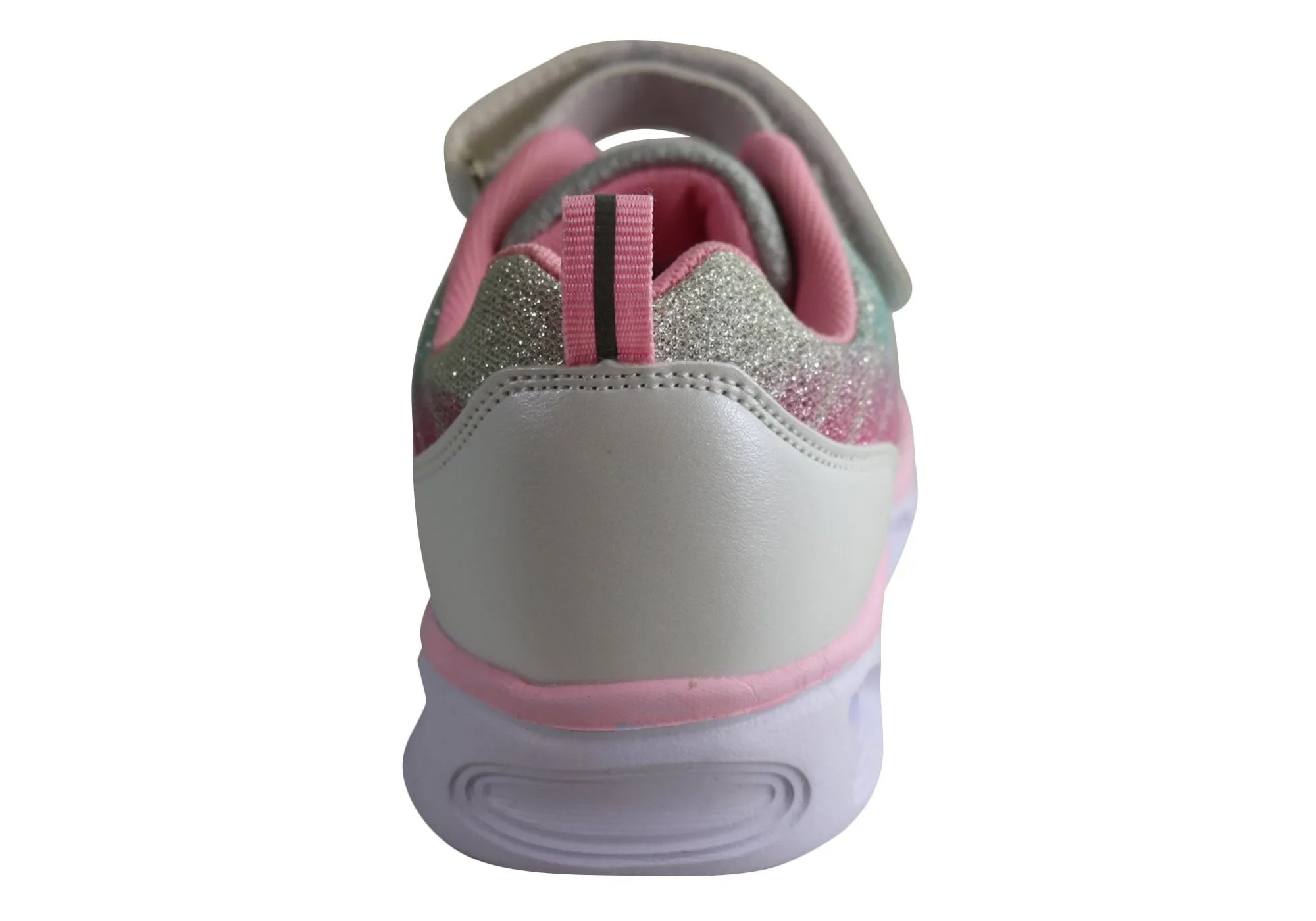 Grosby Elsa Junior & Older Kids Comfortable Slip On Light Up Sneakers