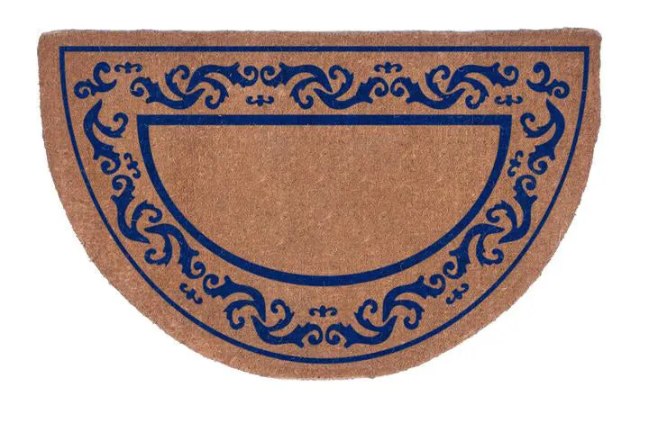 Half Round Rolling Scrolls Border Doormats