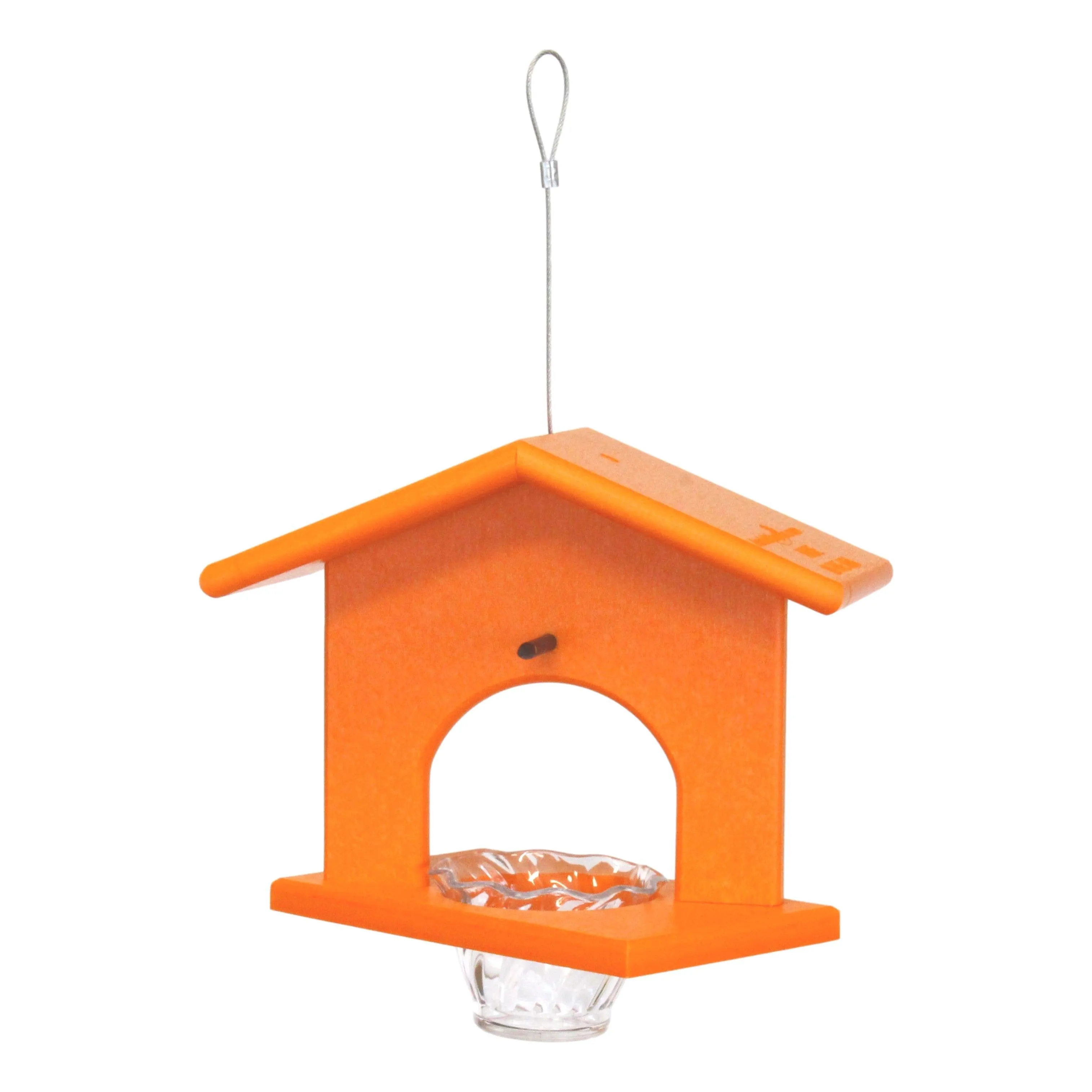 Hanging Oriole Jelly and Orange Bird Feeder, Eco-Friendly Poly Lumber
