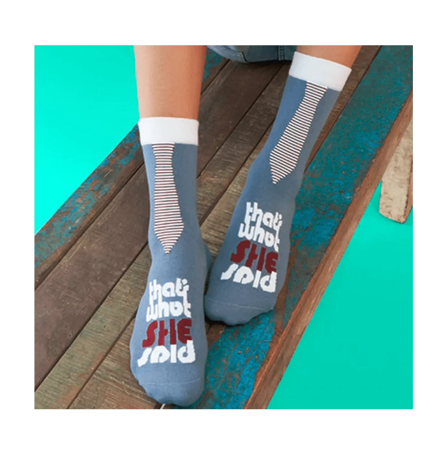 Hexafun She Said Unisex Socks