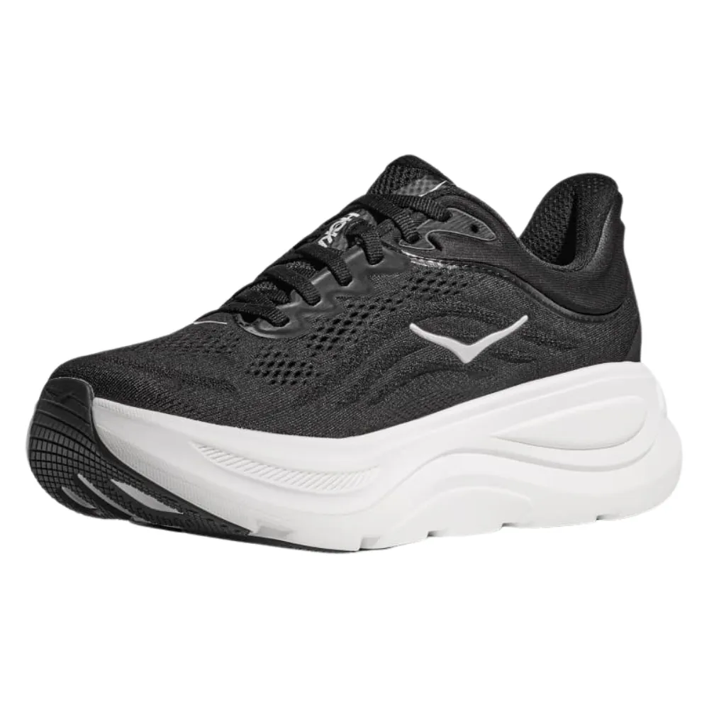 Hoka Bondi 9 Black/White Running Shoe (Women's)