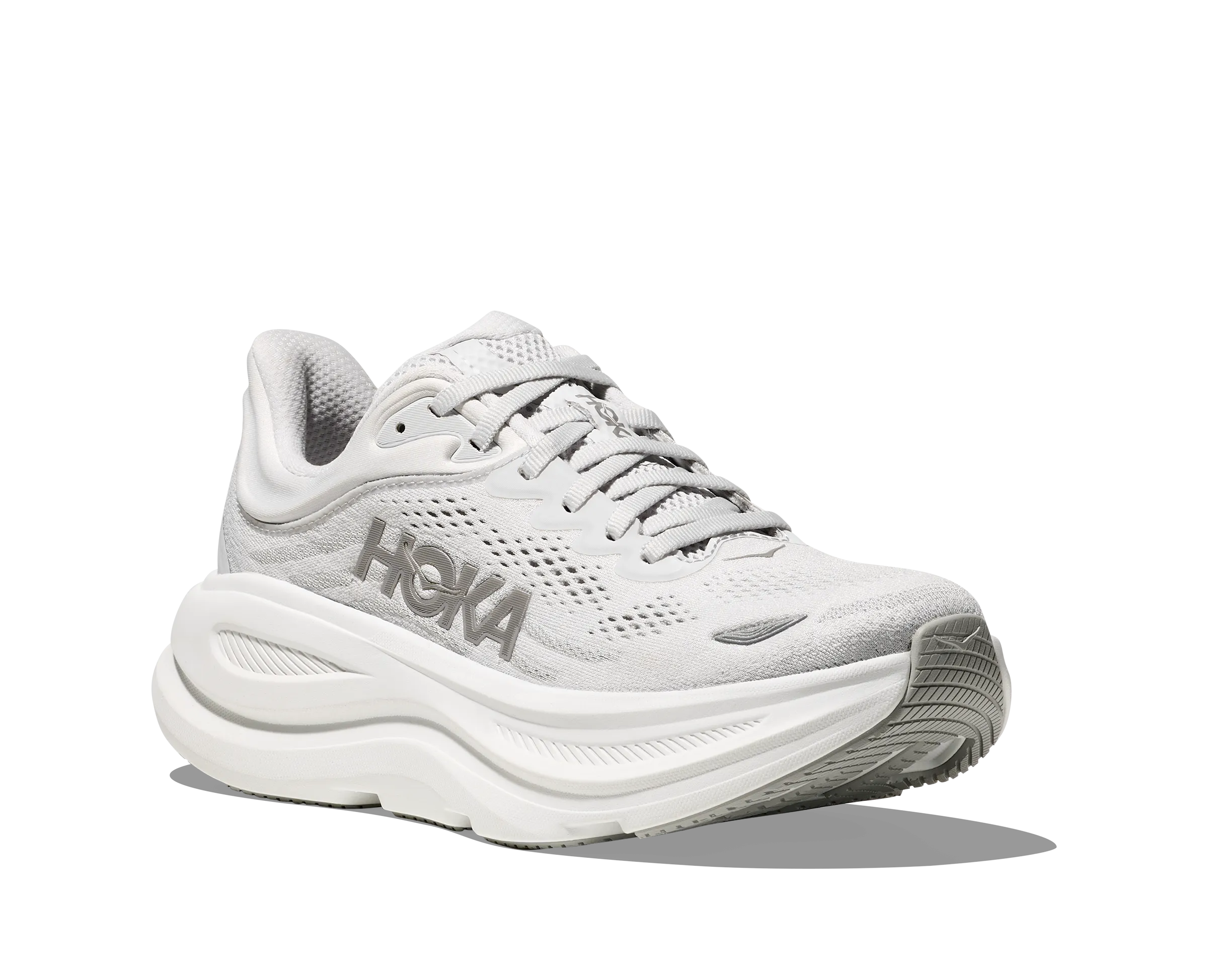 Hoka Bondi 9 Galactic Grey Steller Grey Extra Wide Men's