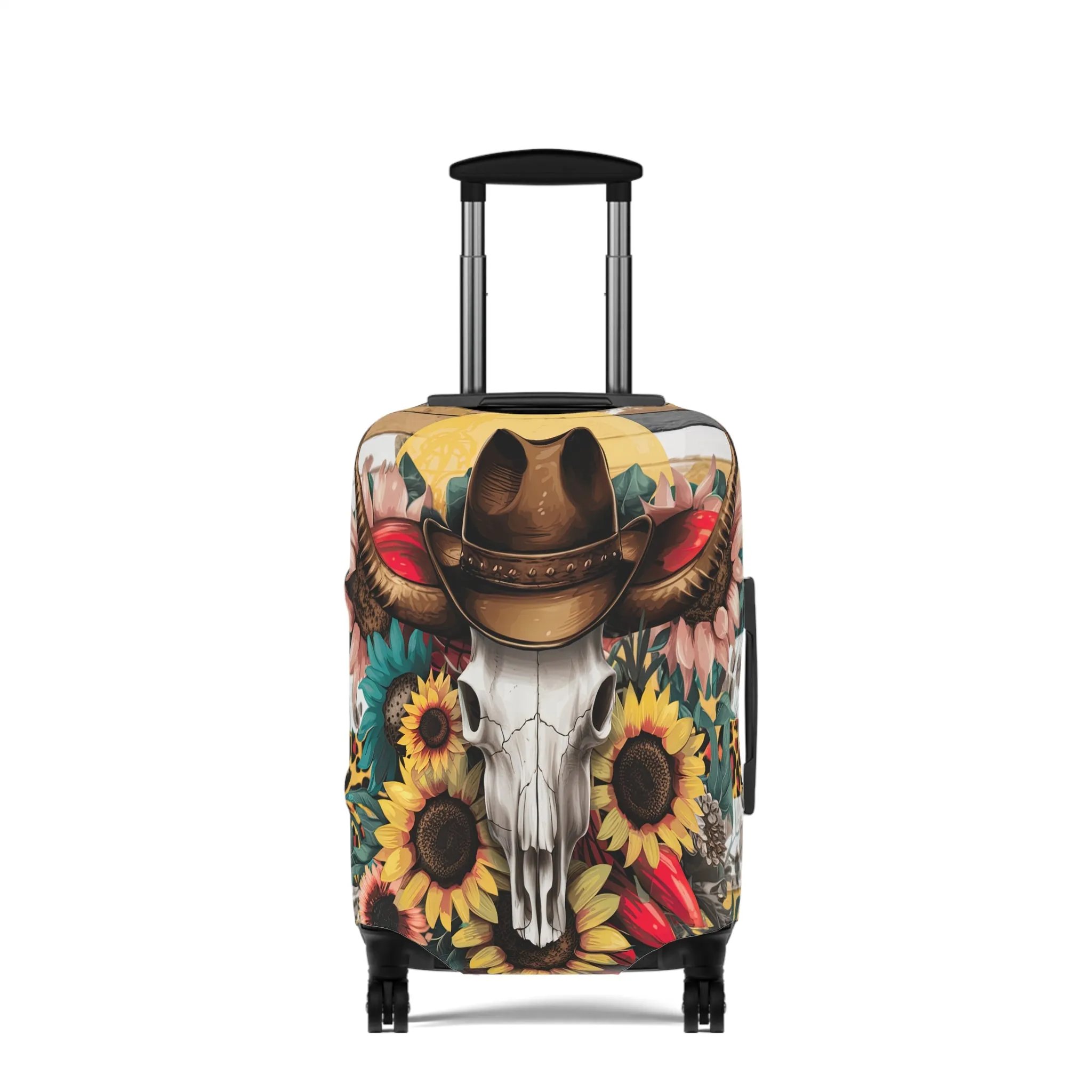 Luggage Cover, Country and Western, Country Skull, awd-1765