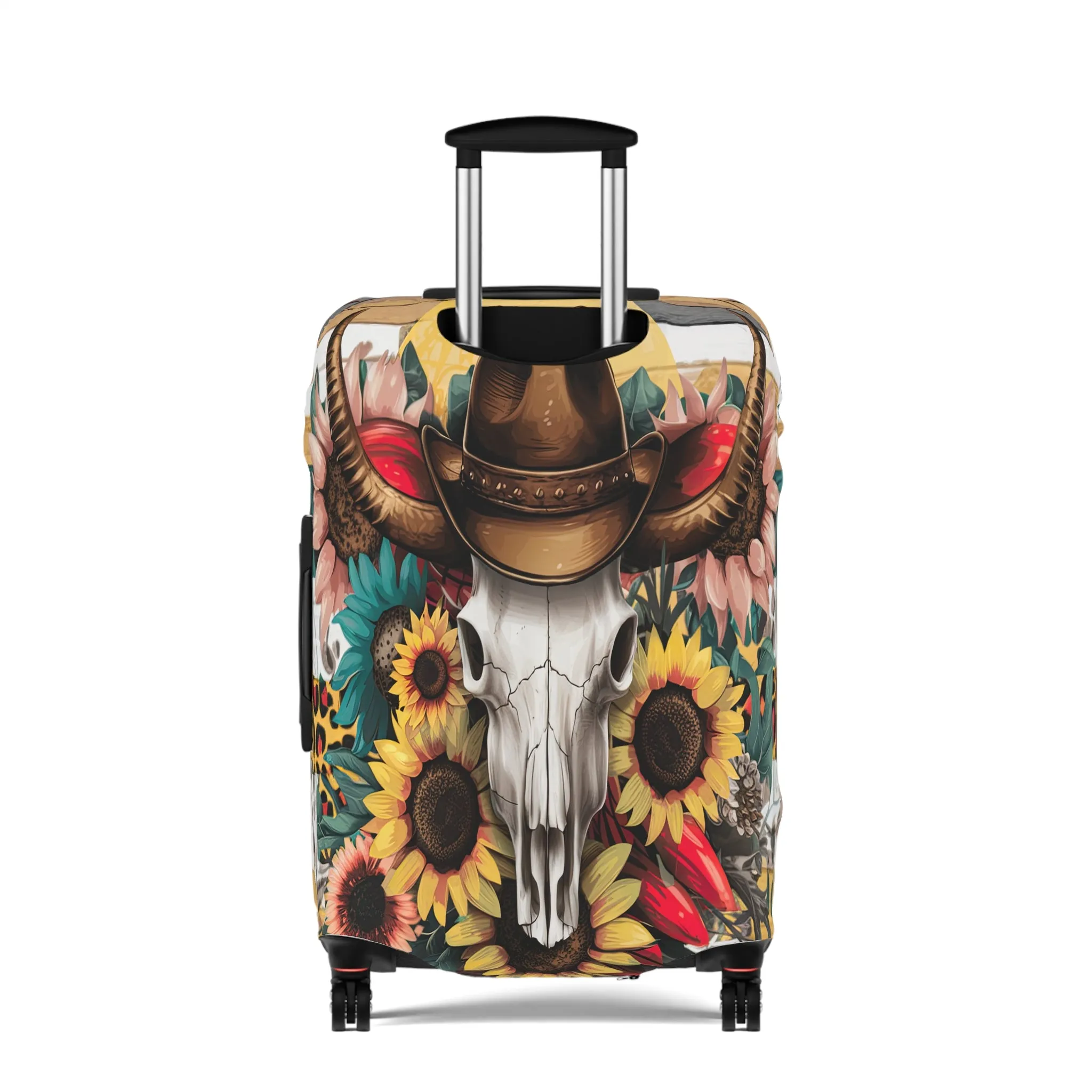 Luggage Cover, Country and Western, Country Skull, awd-1765