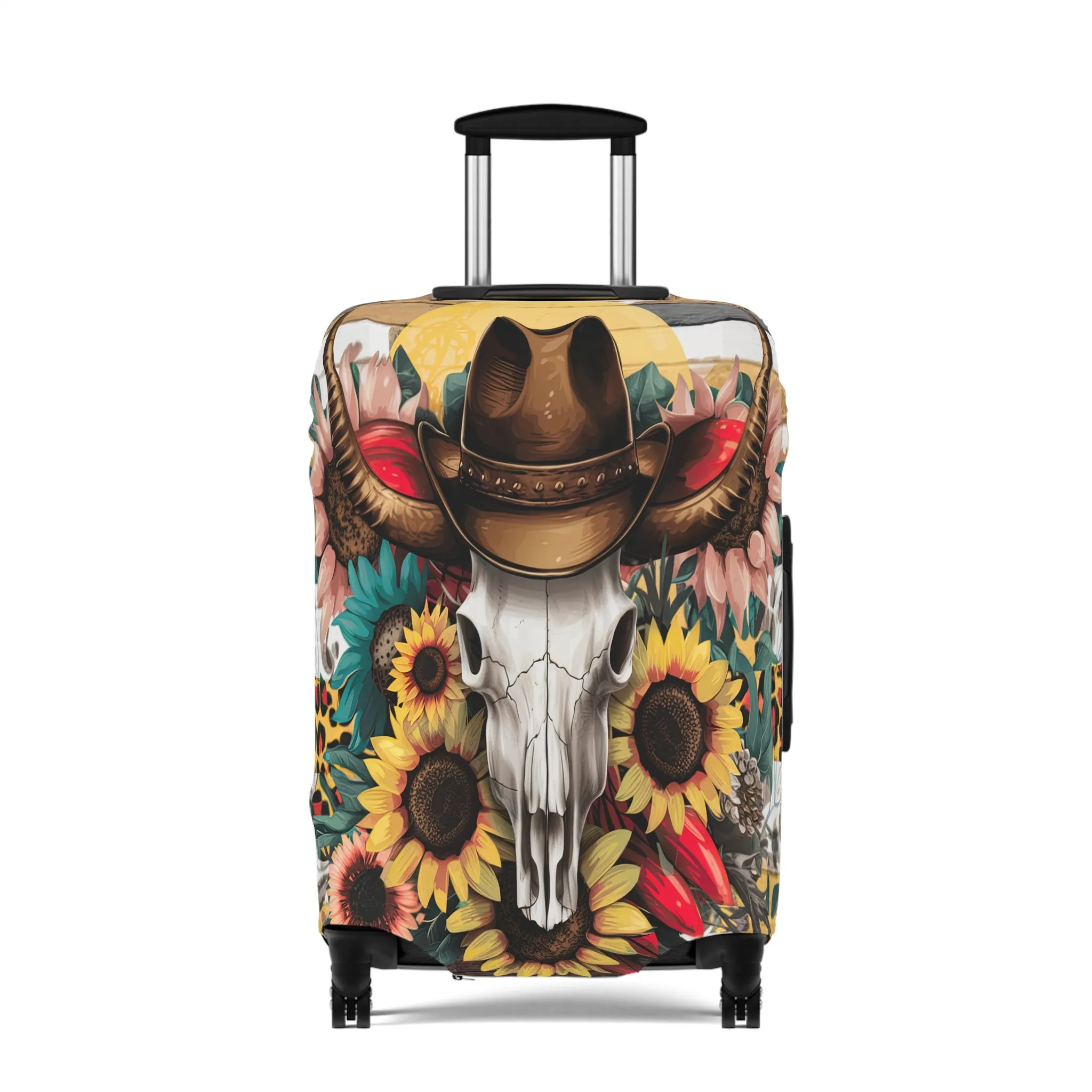 Luggage Cover, Country and Western, Country Skull, awd-1765
