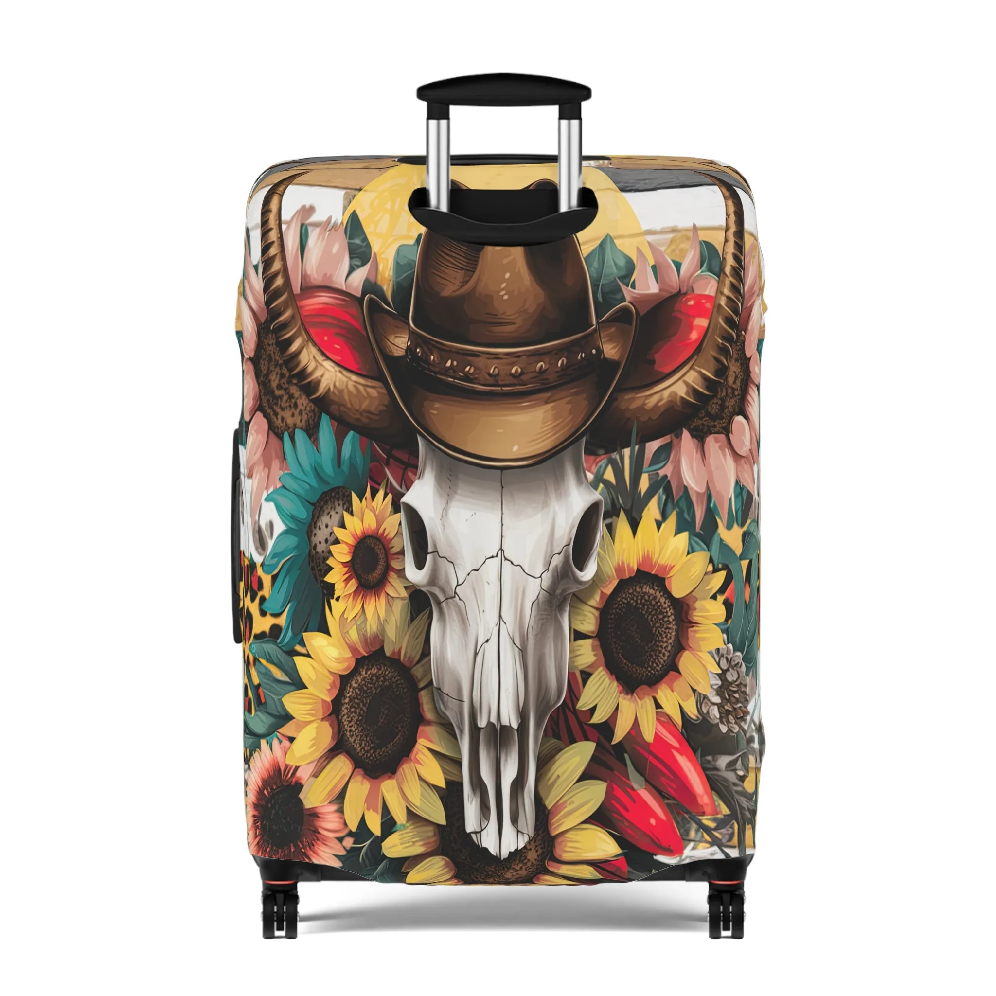 Luggage Cover, Country and Western, Country Skull, awd-1765