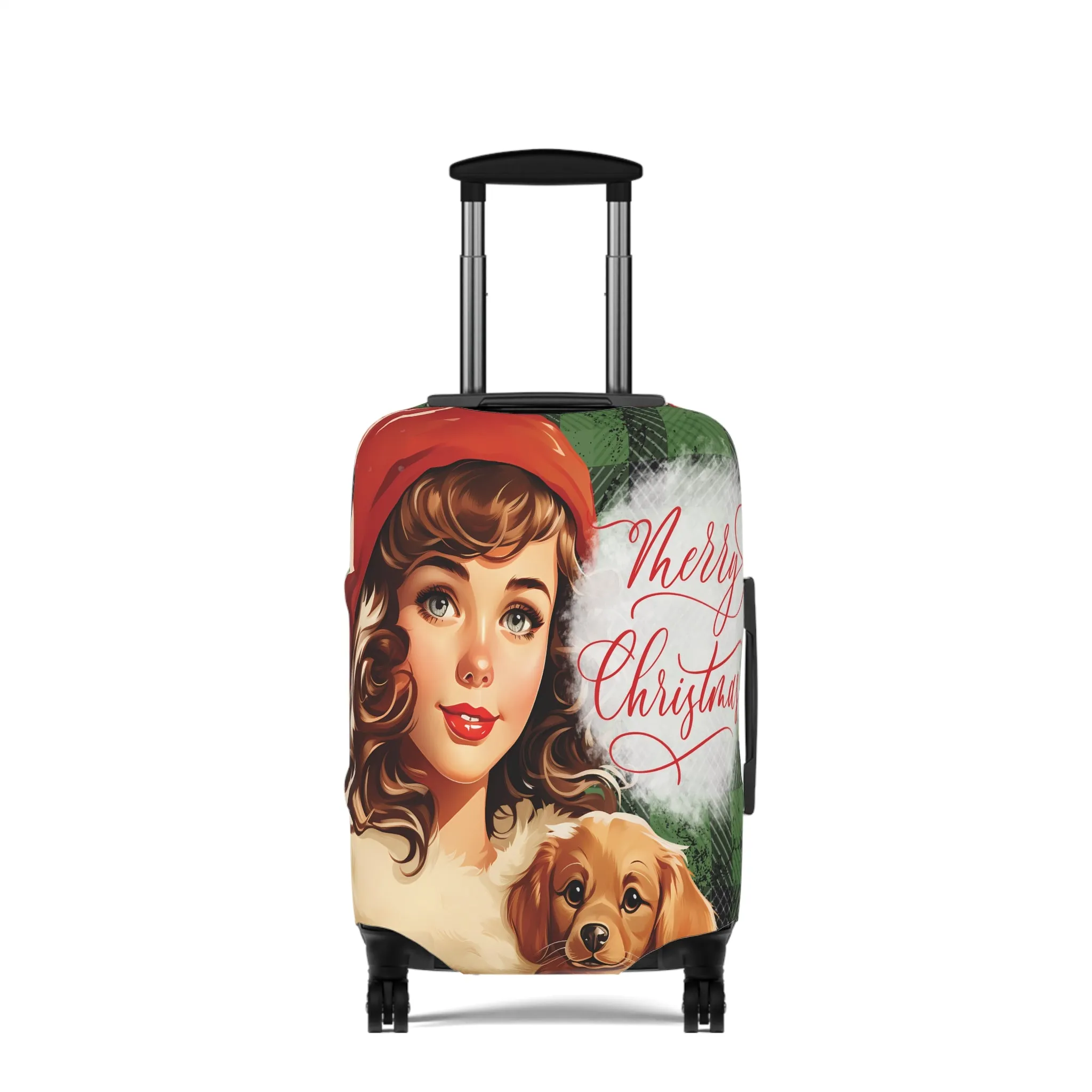 Luggage Cover, Vintage Christmas, awd-734