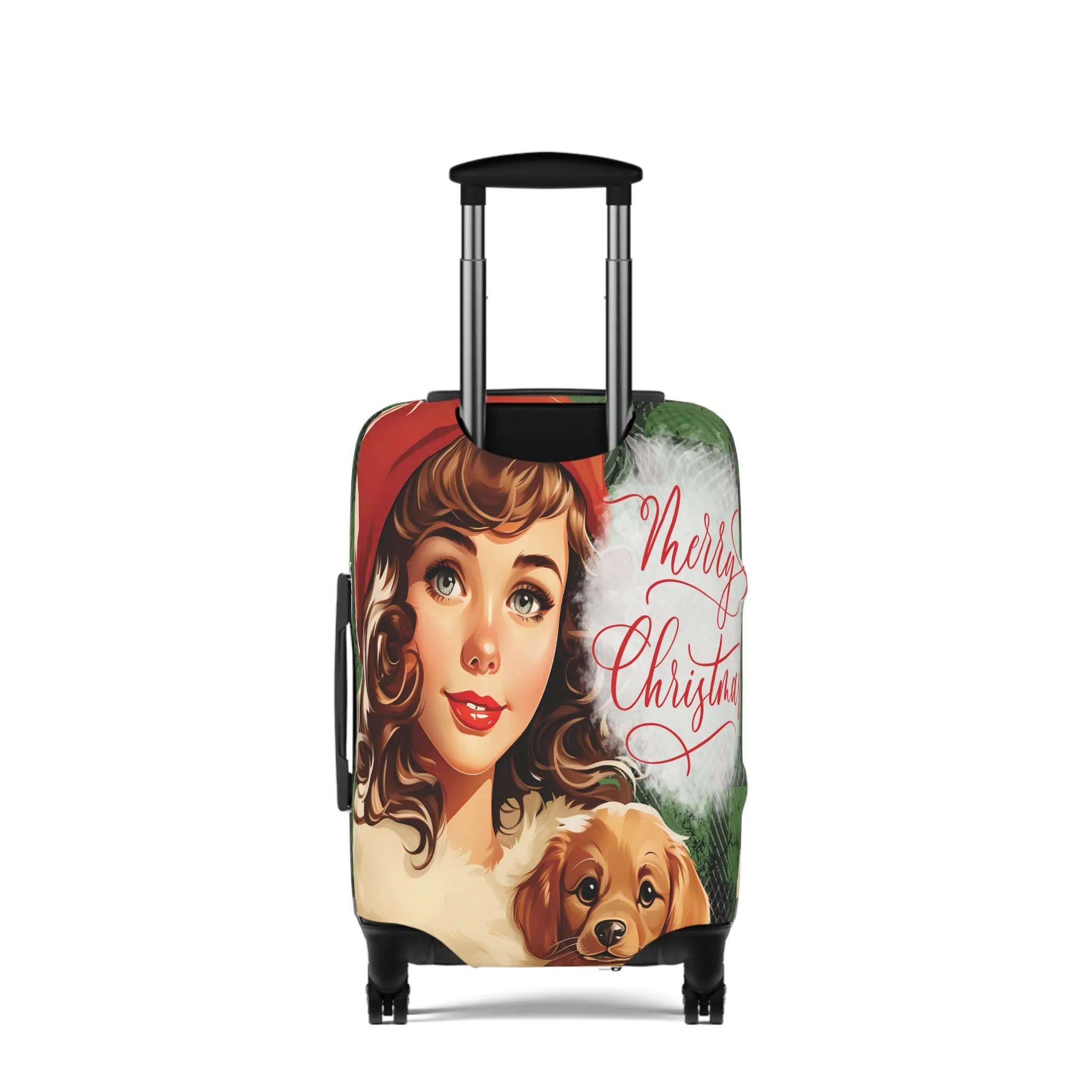Luggage Cover, Vintage Christmas, awd-734