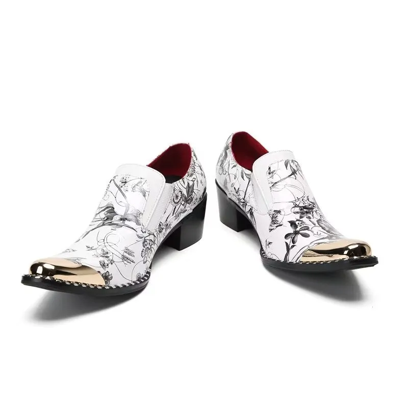LuxeLeather Exotic Slip On Monkstraps