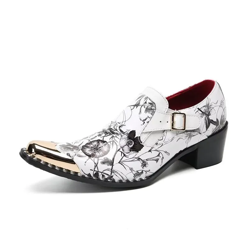 LuxeLeather Exotic Slip On Monkstraps