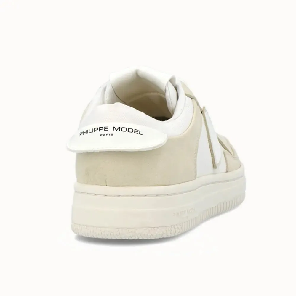 Lyon Organic Cotton White & Beige