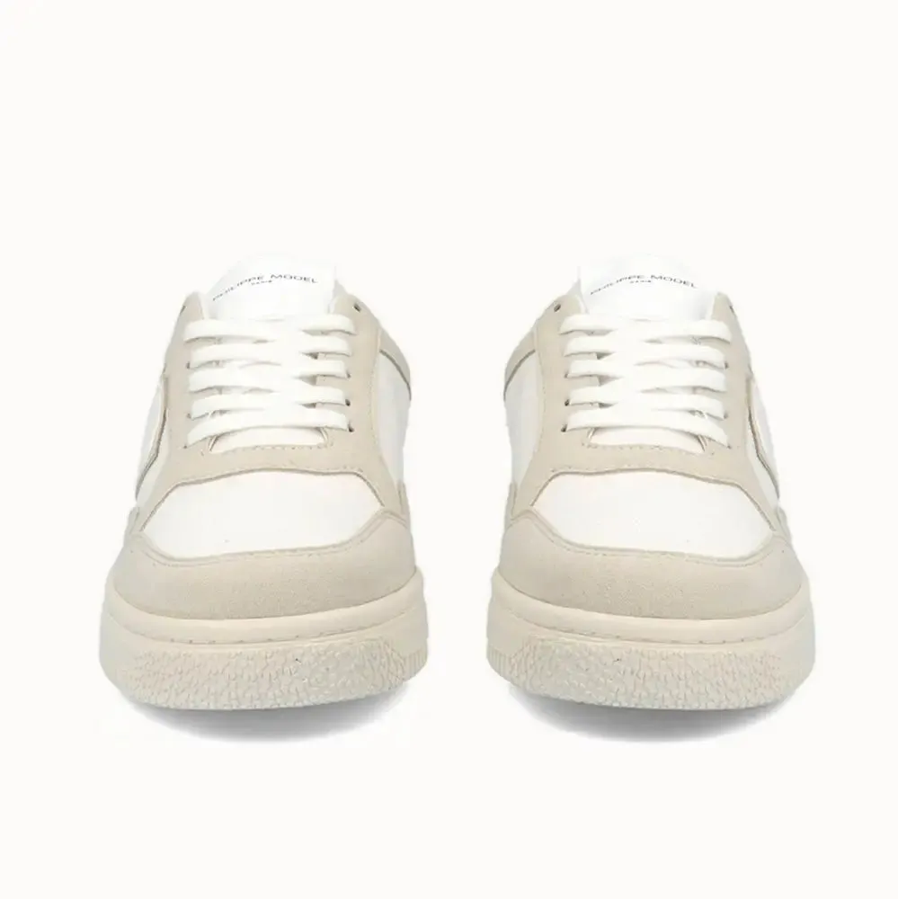 Lyon Organic Cotton White & Beige
