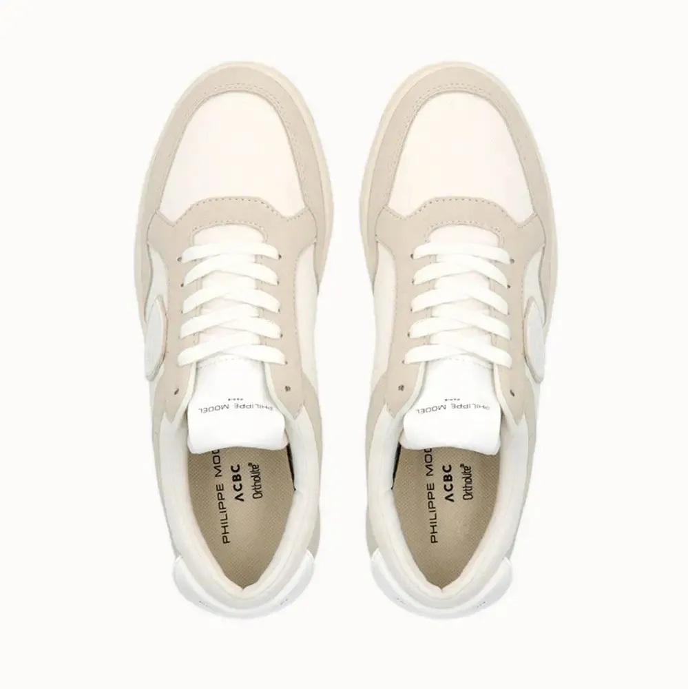Lyon Organic Cotton White & Beige