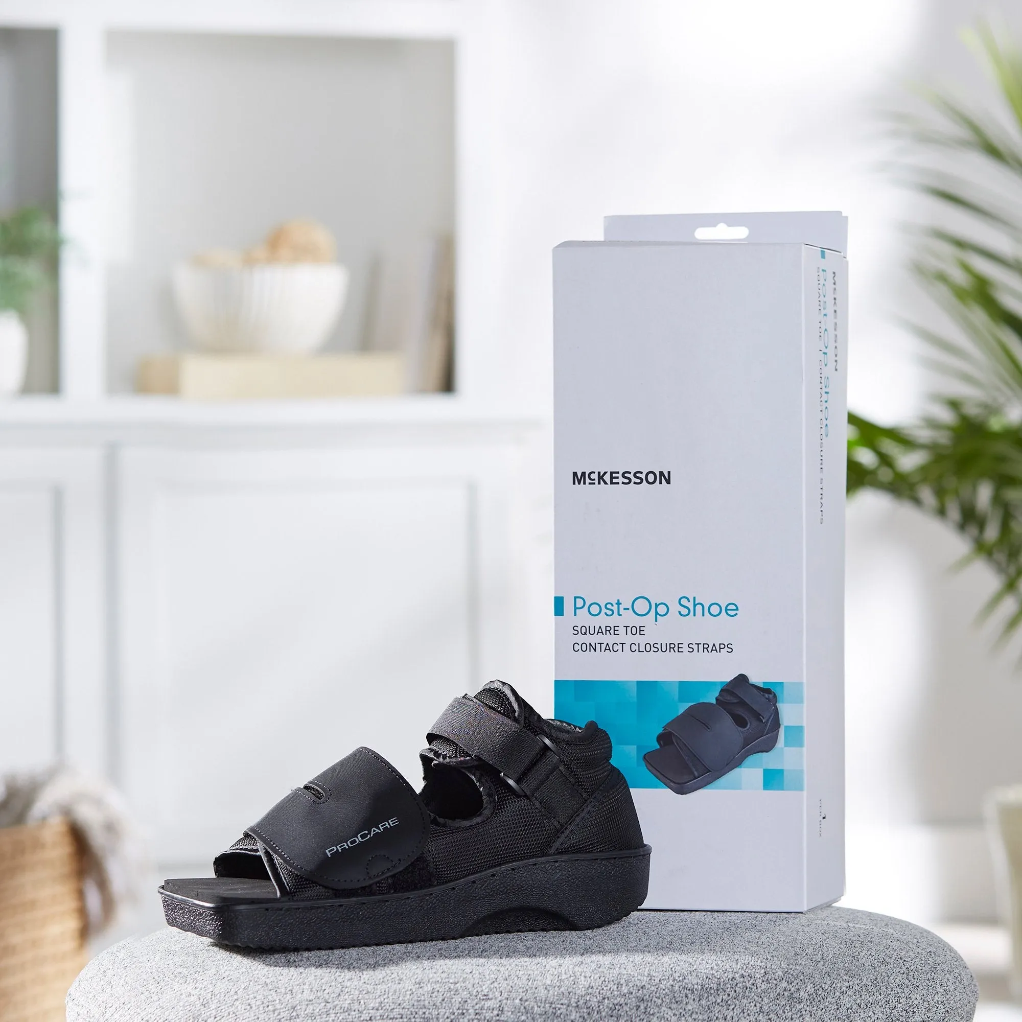 McKesson Square Toe Post-Op Shoe, Small, Male 7-8 / Female 8-9