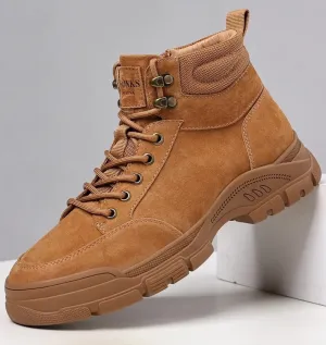 Men's Leather Versatile Casual Martin Boots (In Stock)