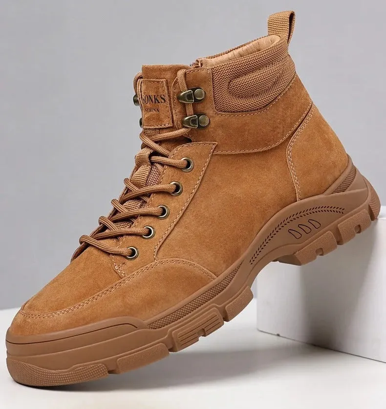 Men's Leather Versatile Casual Martin Boots (In Stock)