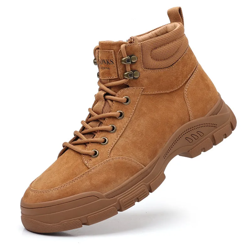 Men's Leather Versatile Casual Martin Boots (In Stock)