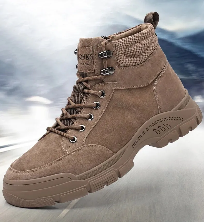 Men's Leather Versatile Casual Martin Boots