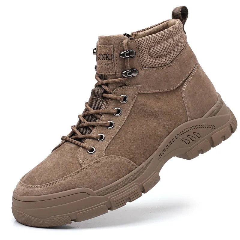 Men's Leather Versatile Casual Martin Boots