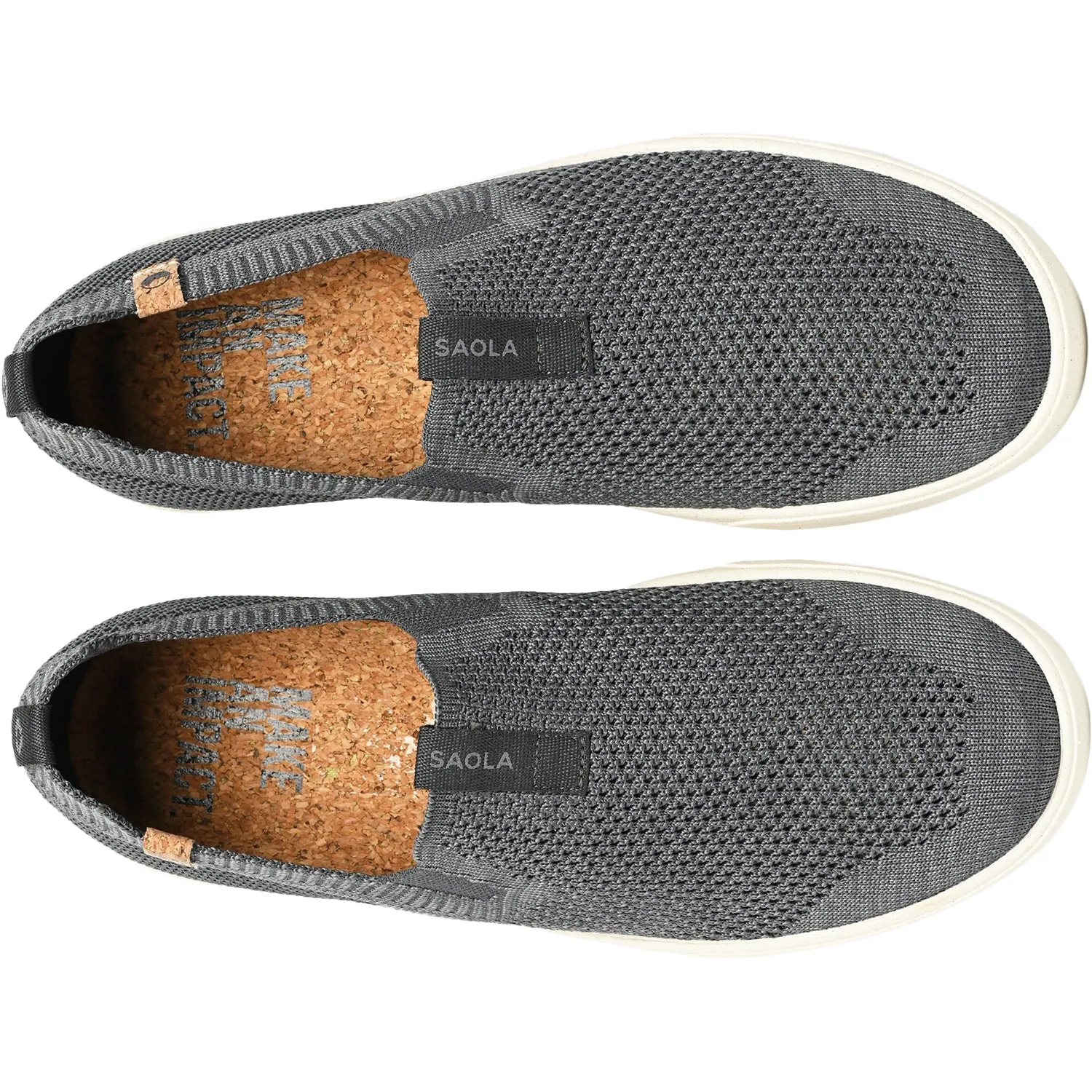 Men's Saola Virunga Charcoal Knit Fabric