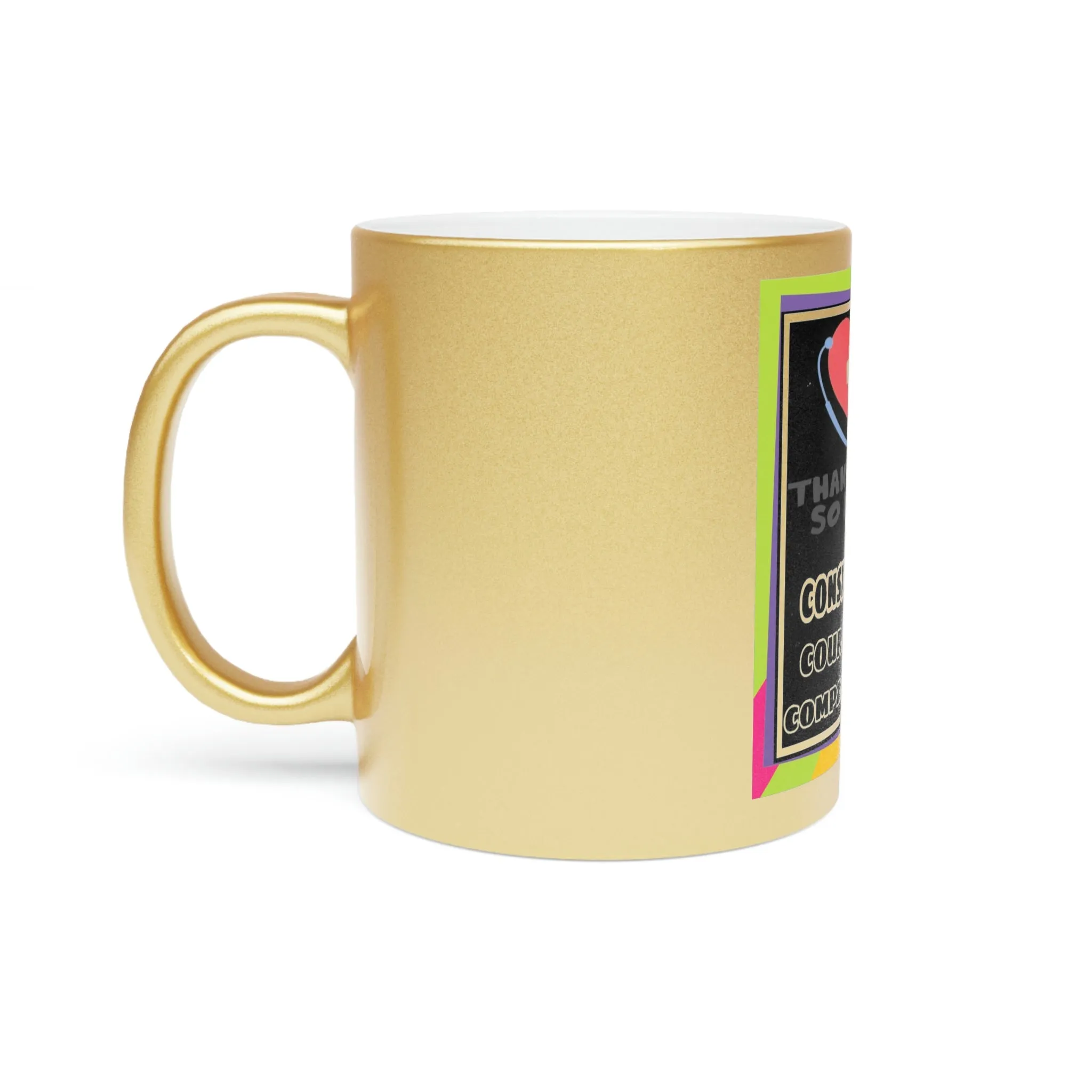 Metallic Mug (Silver / Gold)