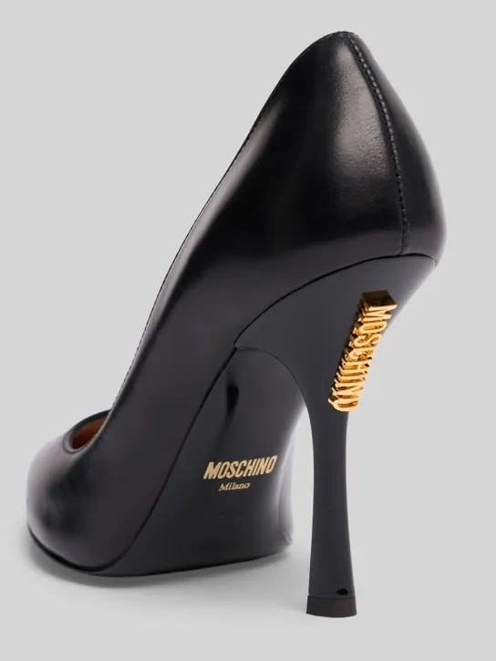 Moschino   100mm Leather pumps 