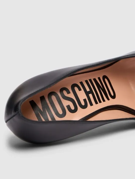 Moschino   100mm Leather pumps 