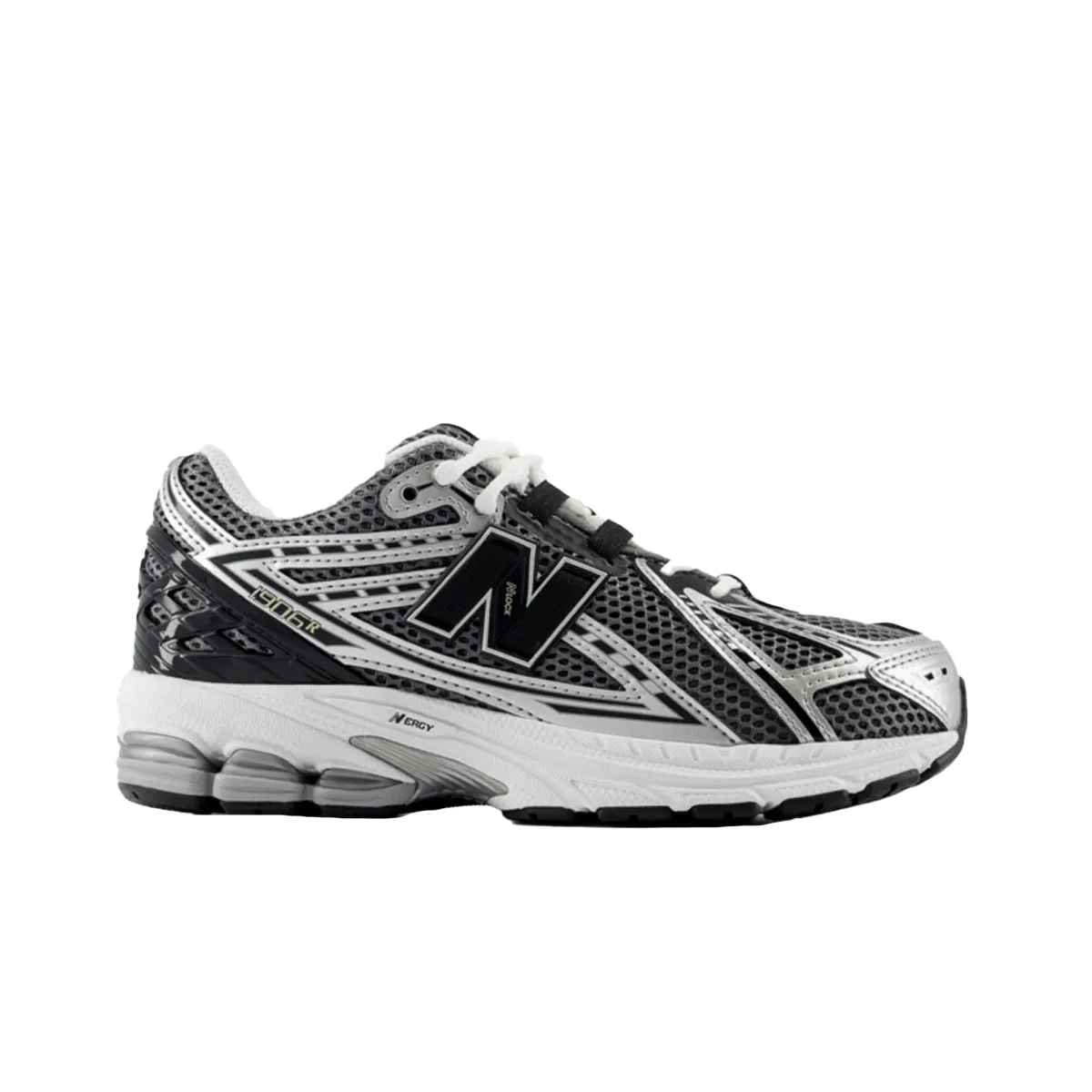 New Balance Grade School 1906 Running Sneakers GC1906CG Silver Metalic/Black