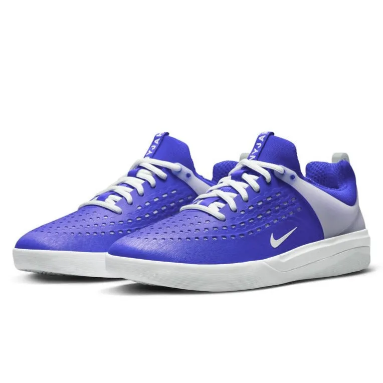 Nike SB Nyjah 3 Skateboard Shoe - Game Royal/White