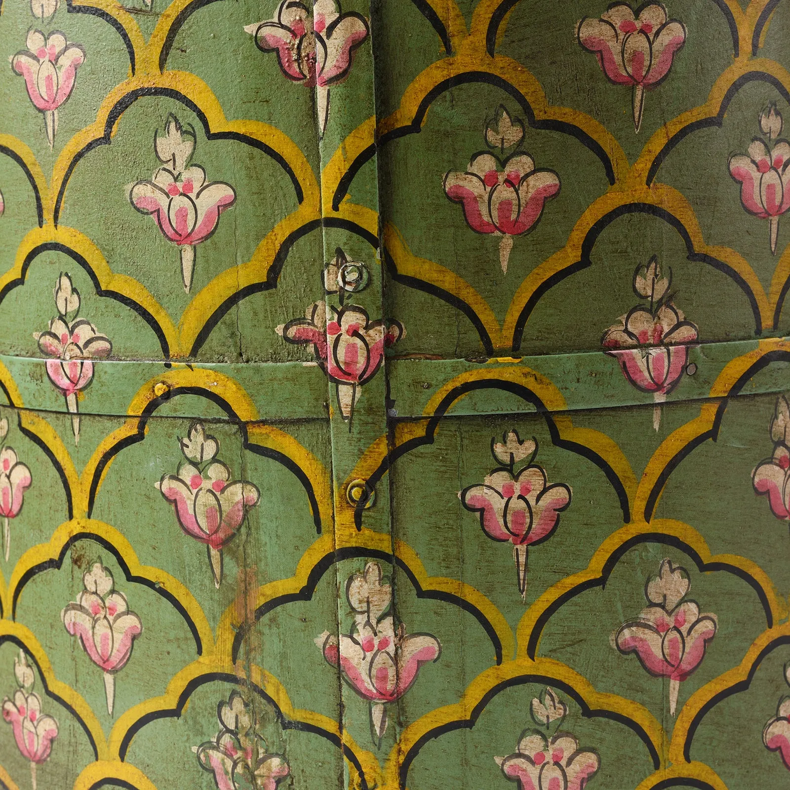 Painted Grain Measure Planter - Mughal Green