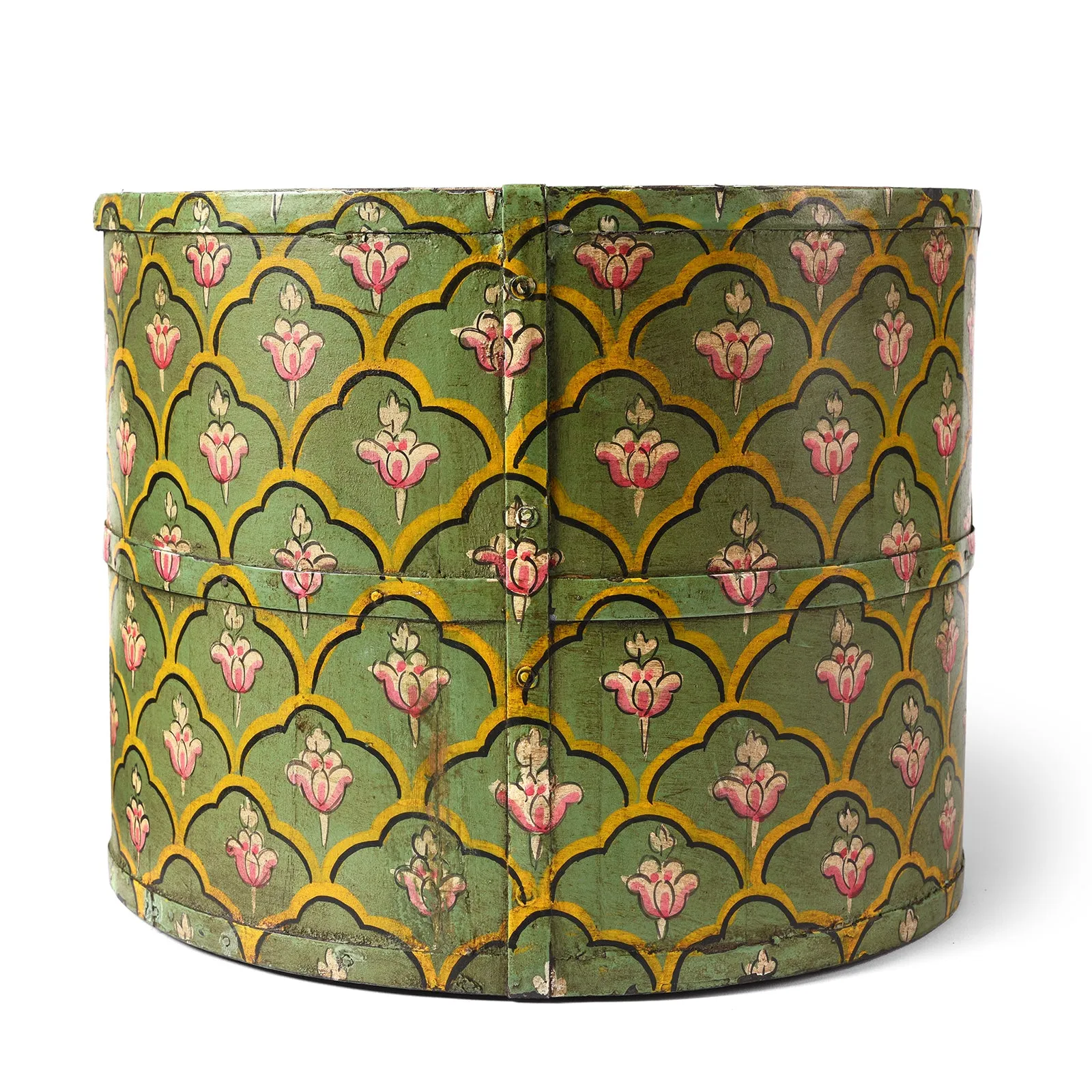 Painted Grain Measure Planter - Mughal Green