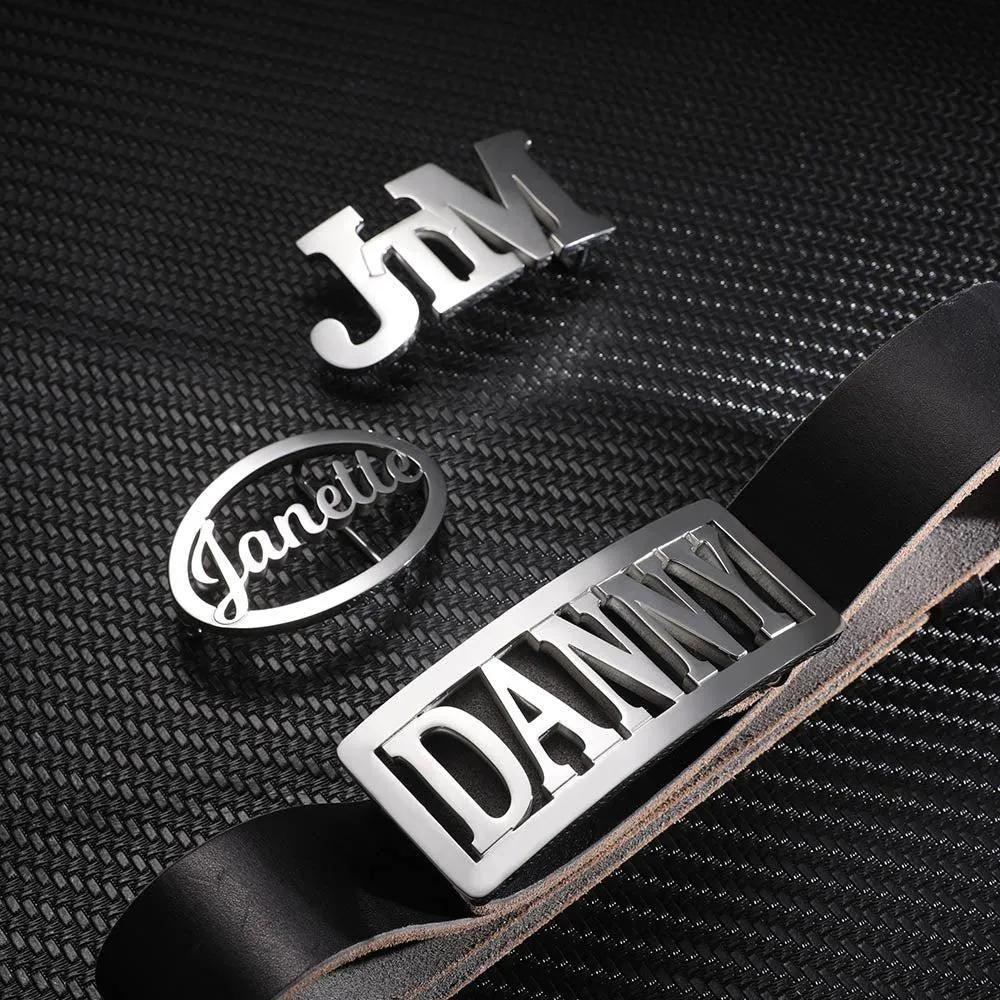 Personalize Your 3D Letters Belt Buckle