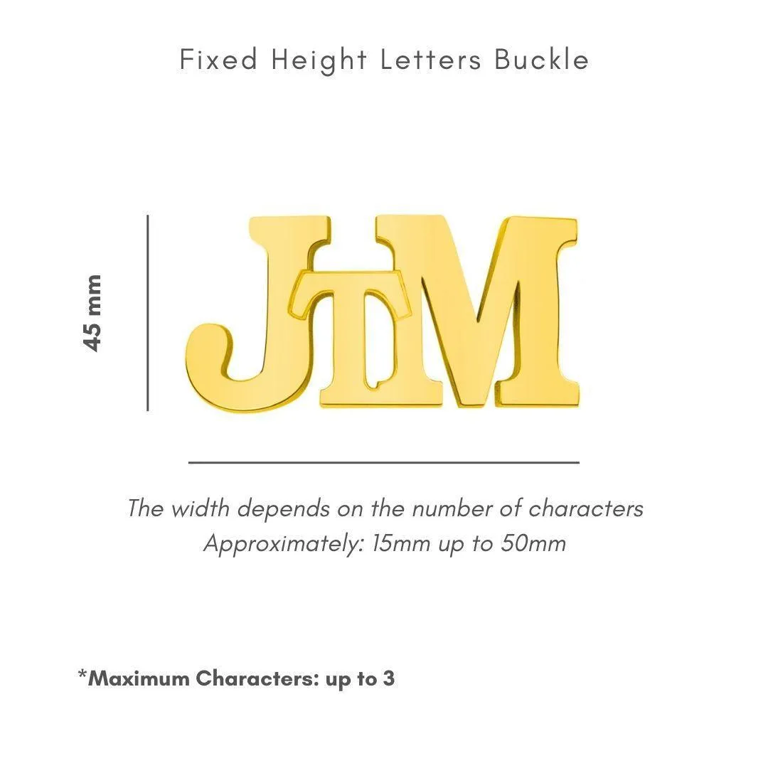 Personalize Your 3D Letters Belt Buckle