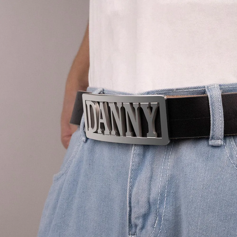 Personalize Your 3D Letters Belt Buckle