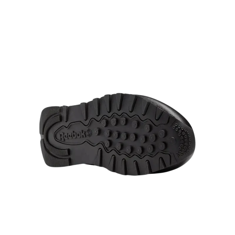 Reebok Classic Leather Shoes 'Triple Black' - Boys Grade School