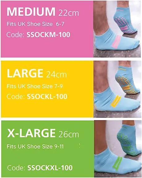 Reynard - Non-Slip Patient Grip Sock - 5 Pair Pack