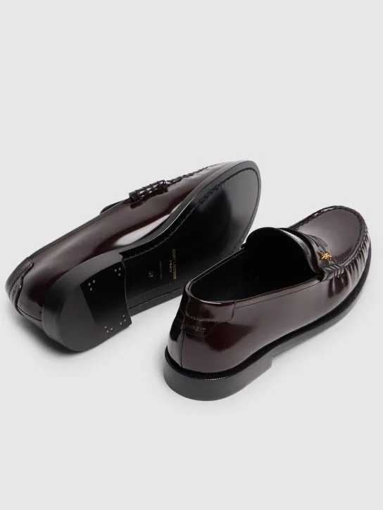 Saint Laurent   15mm Le Loafer leather mocassins 