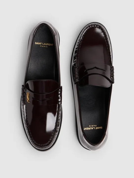 Saint Laurent   15mm Le Loafer leather mocassins 