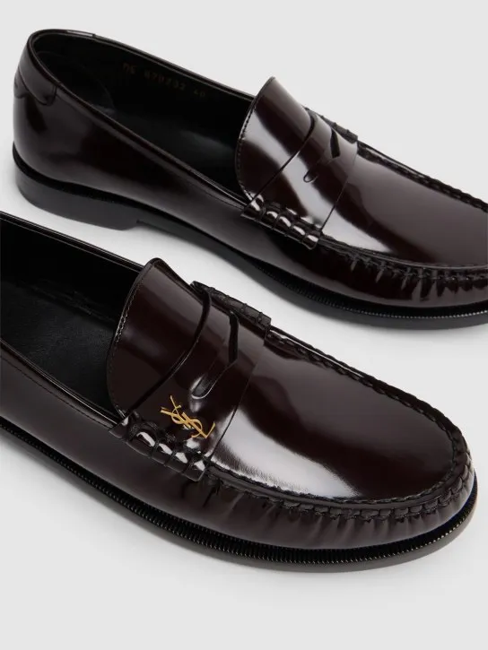 Saint Laurent   15mm Le Loafer leather mocassins 