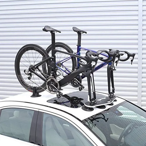 SeaSucker Mini Bomber Two Bike Rack for Cars USA Made Racks SUV, Sedan, Hatchback, RV, BMW, Honda, Tesla, Mazda and Every Other Car No Hitch Mount, Full Safety, Zero Damage, Travel Friendly Carrier