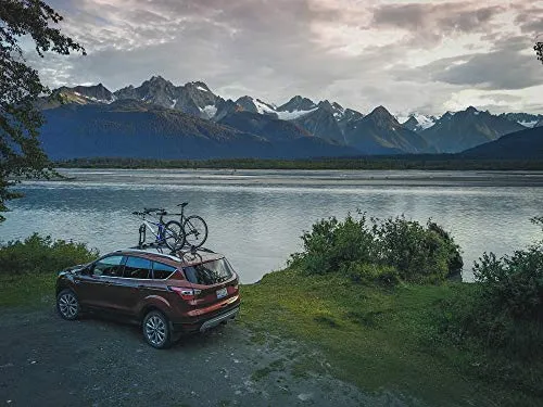 SeaSucker Mini Bomber Two Bike Rack for Cars USA Made Racks SUV, Sedan, Hatchback, RV, BMW, Honda, Tesla, Mazda and Every Other Car No Hitch Mount, Full Safety, Zero Damage, Travel Friendly Carrier