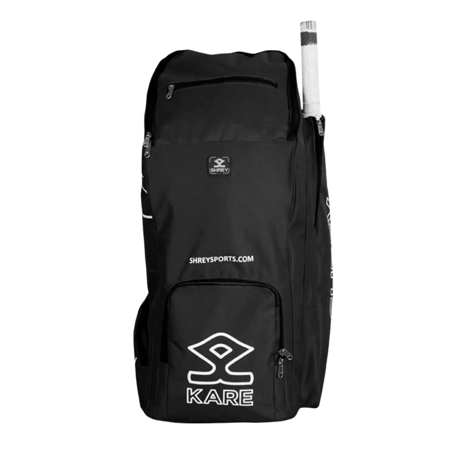 Shrey 1785 KARE Duffle Cricket Kitbag, Black