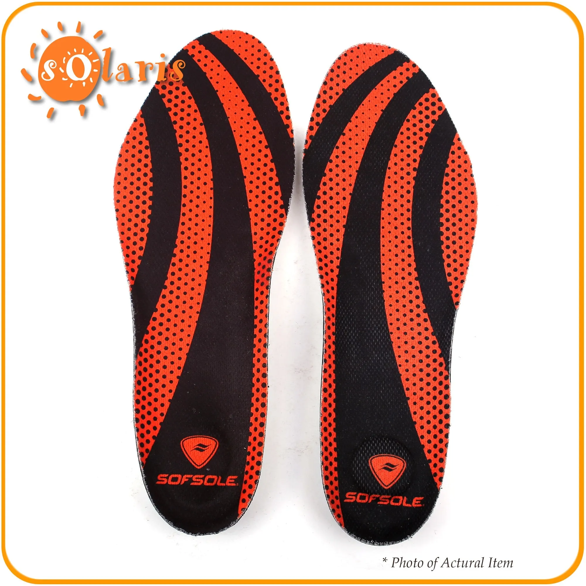 Sof Sole Men's AIRR Performance Insole Full-Length Gel Shoe Insert US 11-12.5