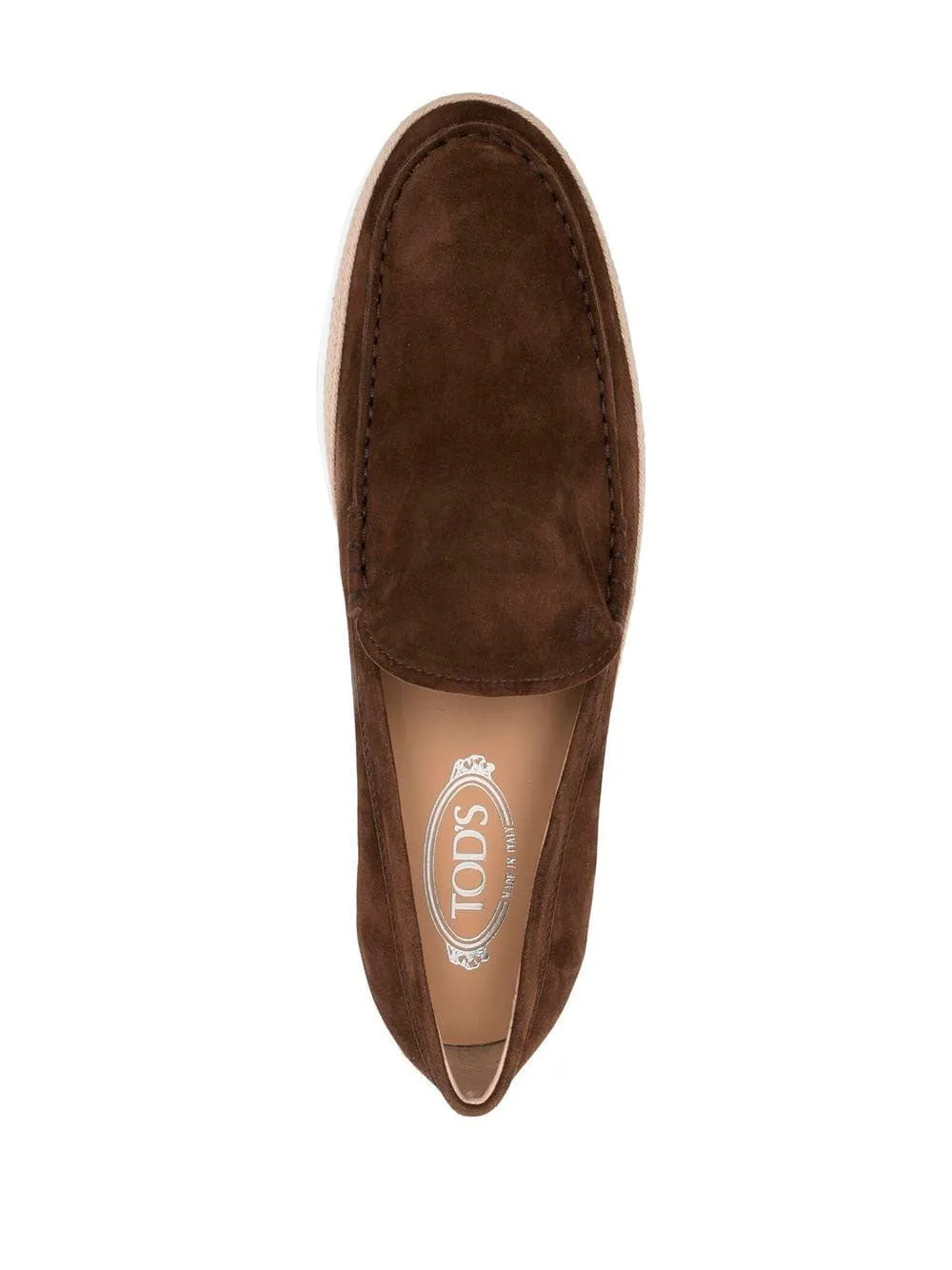 Suede slip-on loafers